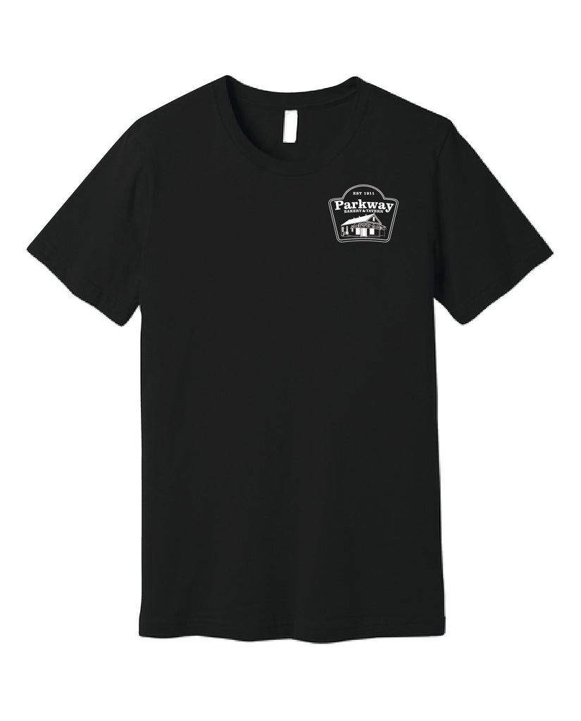 Parkway Men's (UNISEX) Restaurant Tri-Blend T-Shirt – Charcoal Black