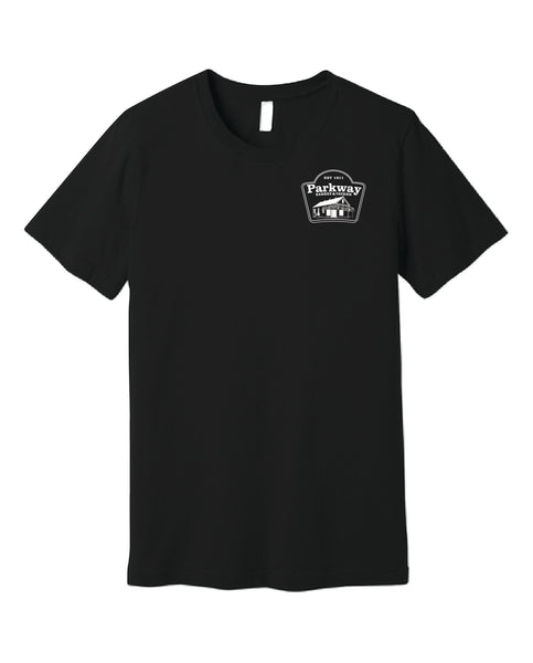 Parkway Men's (UNISEX) Restaurant Tri-Blend T-Shirt – Charcoal Black