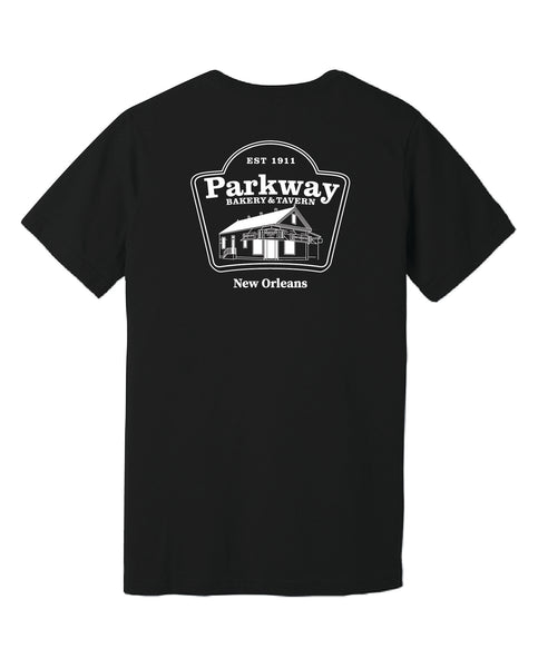 Parkway Men's (UNISEX) Restaurant Tri-Blend T-Shirt – Charcoal Black