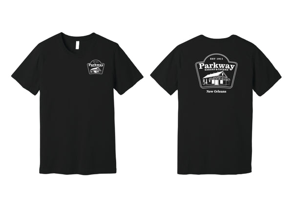 Parkway Men's (UNISEX) Restaurant Tri-Blend T-Shirt – Charcoal Black