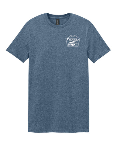 Parkway Men's (UNISEX) Restaurant Tri-Blend T-Shirt – Blue