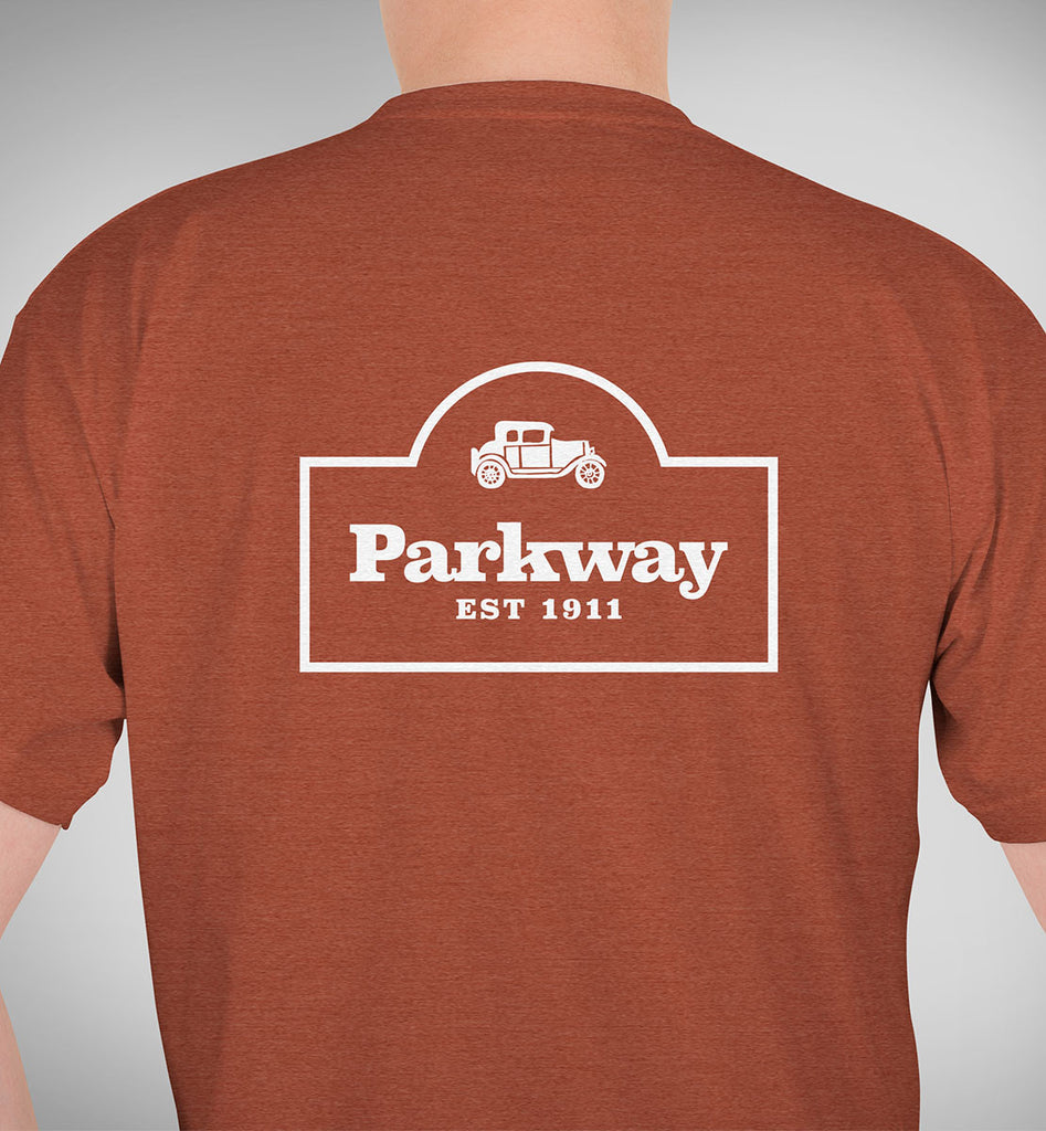 Parkway Men's (UNISEX) Restaurant Tri-Blend T-Shirt – Clay